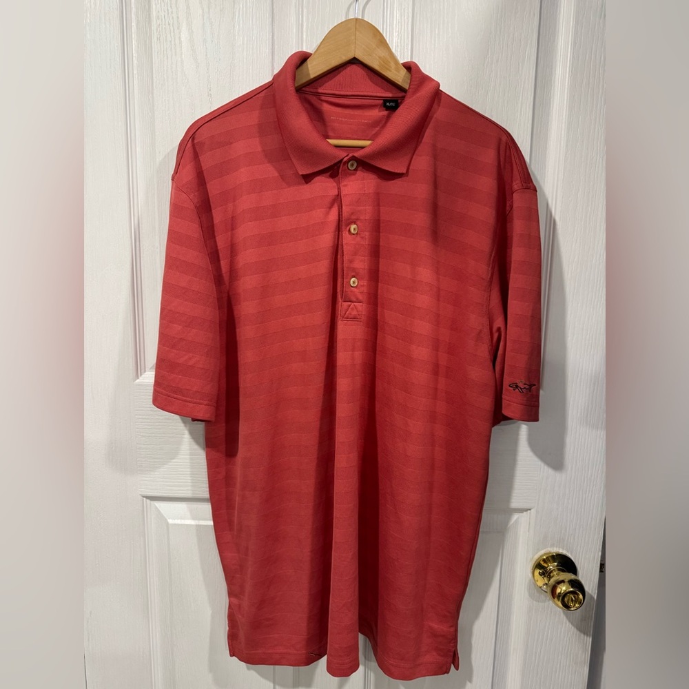 Orange Golf polo shirt Greg Norman,  size XL Performance sports